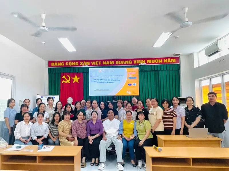 Hành Trình Đầu Đời và CDC Cần Thơ tổ chức lớp tập huấn lớp thứ 3 cho cán bộ trạm y tế xã/ phường